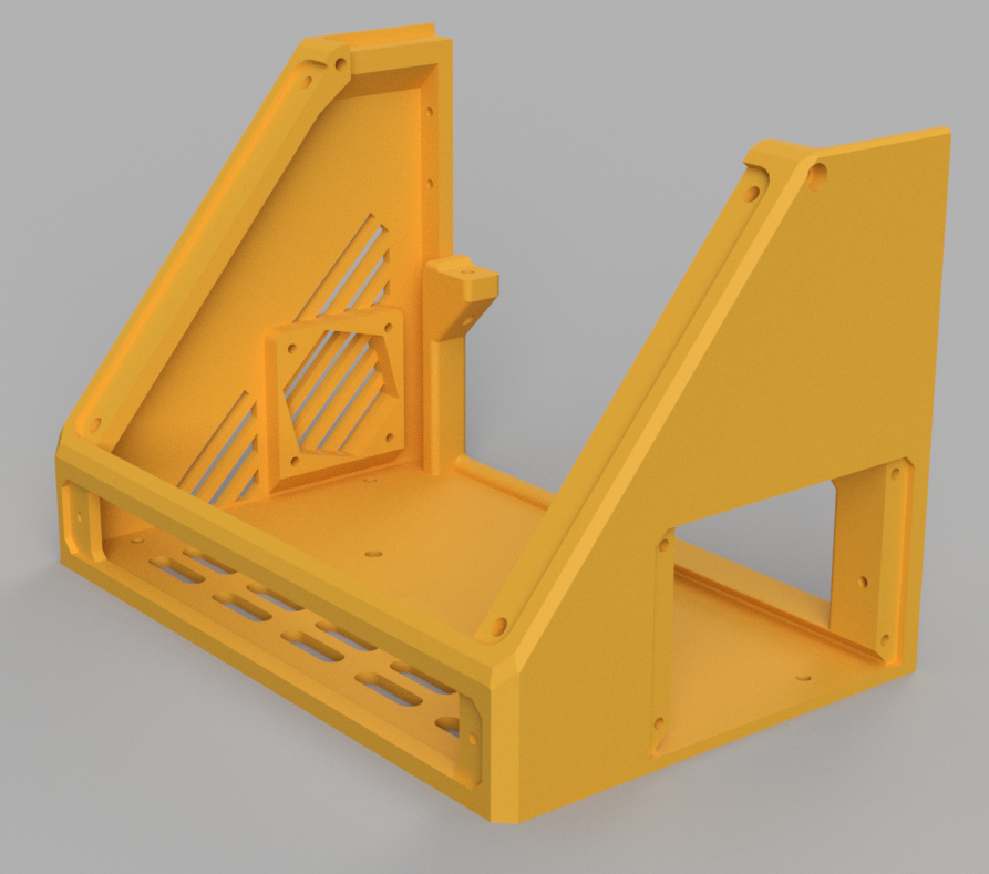 front with 40mm fan mount