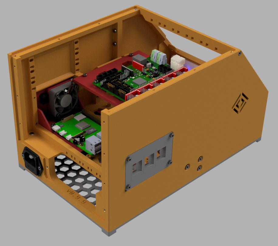 render from the top right rear without rear or top panels on