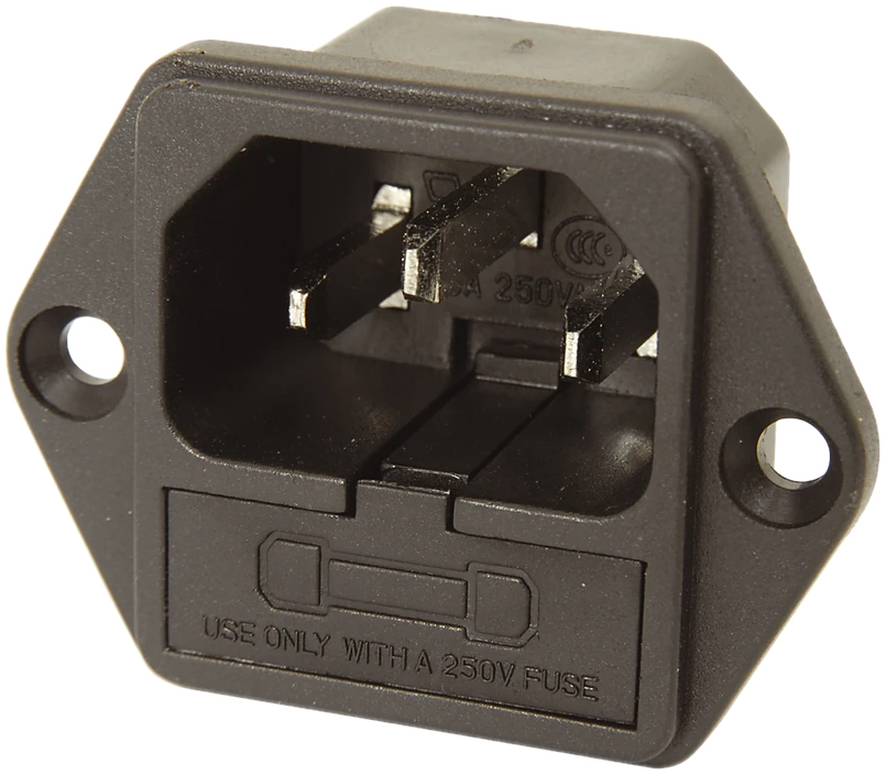 an IEC C14 power socket